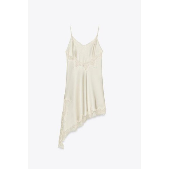 ZARA ASYMMETRIC LACE DRESS ZW COLLECTION - Picture 5 of 6